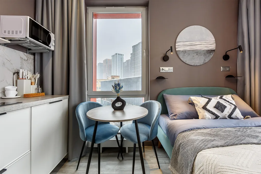 Квартира Квартира Уютная дизайнерская студия — Москва