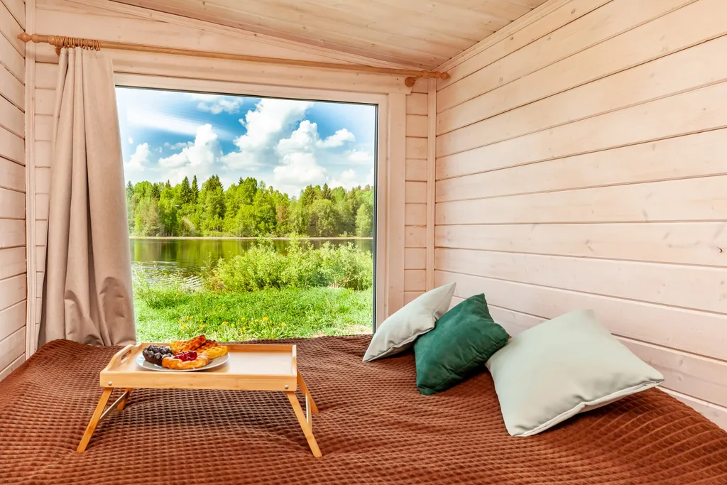 Коттедж Домик на двоих с панорамным окном №2 — аренда посуточно в Питкяранта