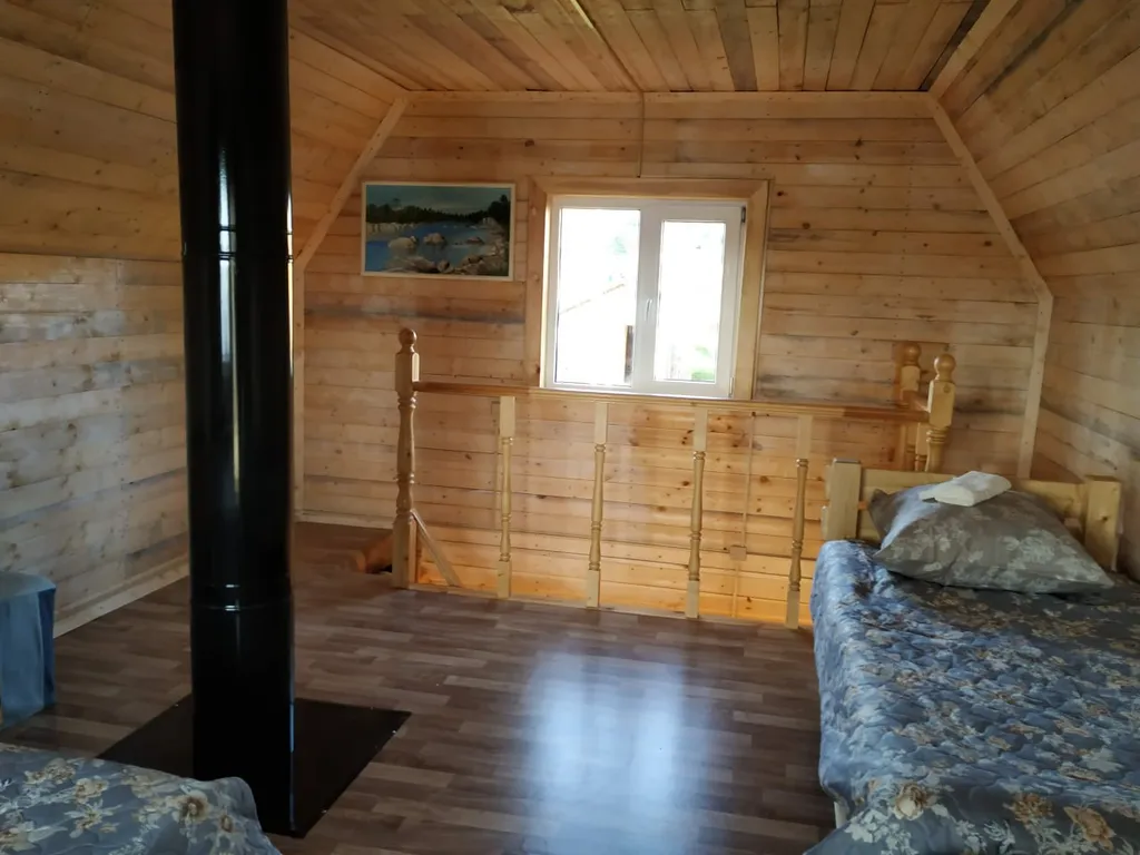 Домик на берегу залива Ладожского озера