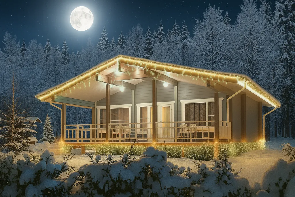 Васнецово-озеро, коттедж на берегу озера в окружении леса