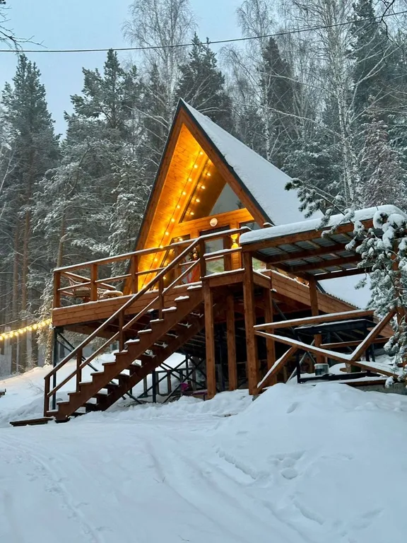 Видовой дом с камином