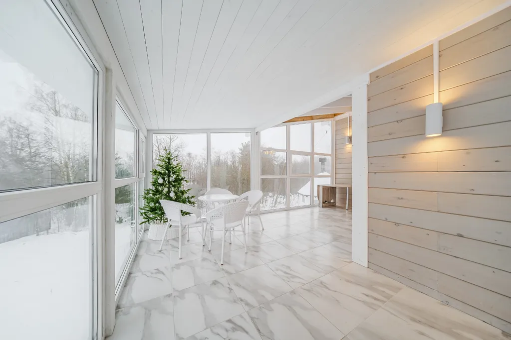 Коттедж Загородный дом с кедровой баней — Светлое