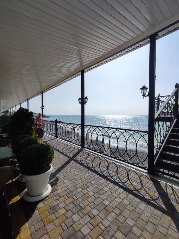 Новая студия с видом на море в Хосте