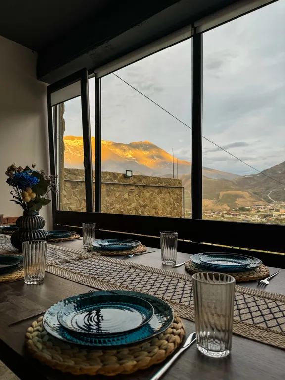 Дом с панорамным видом в горах Северной Осетии