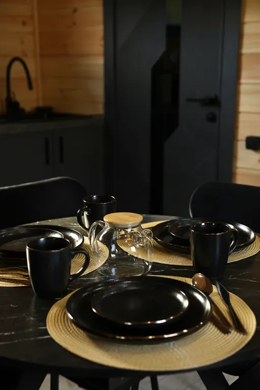 Стильный загородный домик в стиле Black