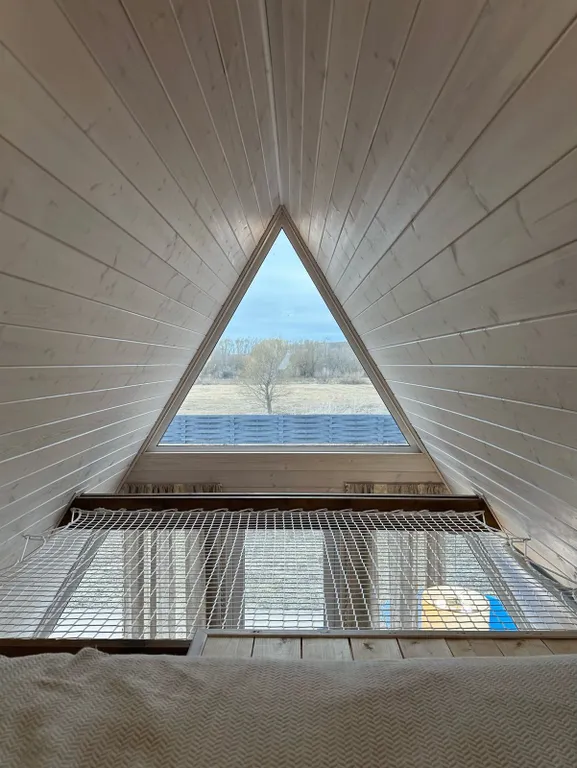 Коттедж Дом A-frame с фурако — Пановка