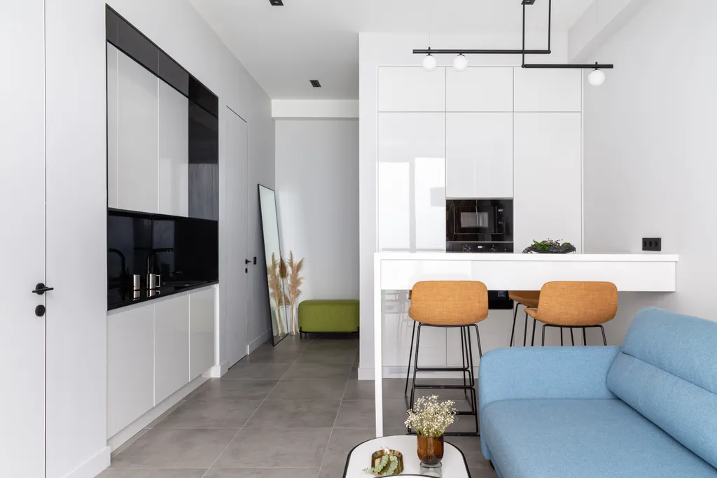 Квартира Стильный современный апартамент с видом на море — Мамайский Перевал