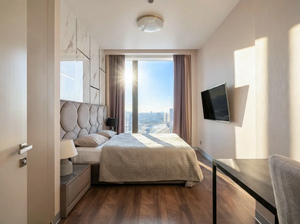 Neva Navi 36 этаж 65 м2. Панорамный вид. Шикарные закаты.