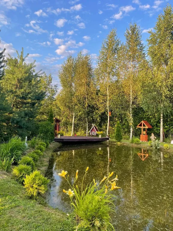 Агроусадьба с баней, на реке Птичь под Минском, с прудом