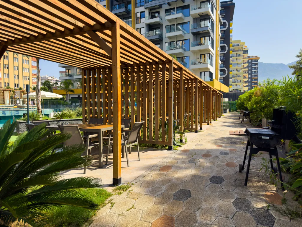 Cebeci на 1 береговой линии с панорамным видом на море