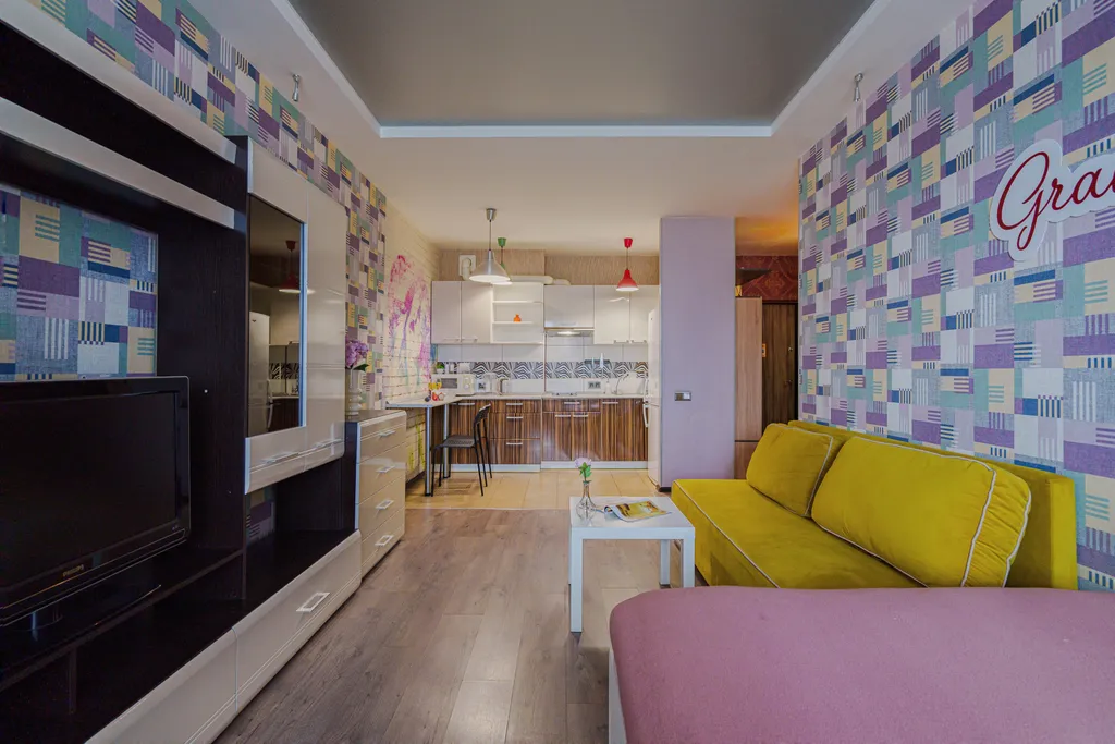 Уютная современная студия в микрорайоне ГГМ рядом с СОК Юпитер