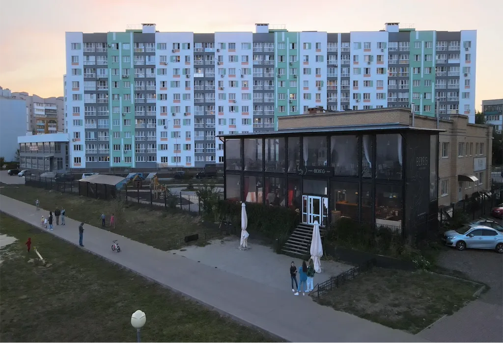 Уютная студия на благоустроенной набережной реки Ока