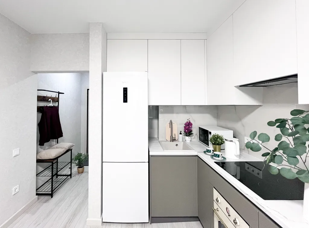 Превосходная студия для двоих с лоджией