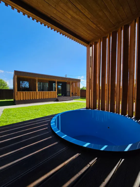 Коттедж Дом с баней на дровах и купелью — Большое Коновалово