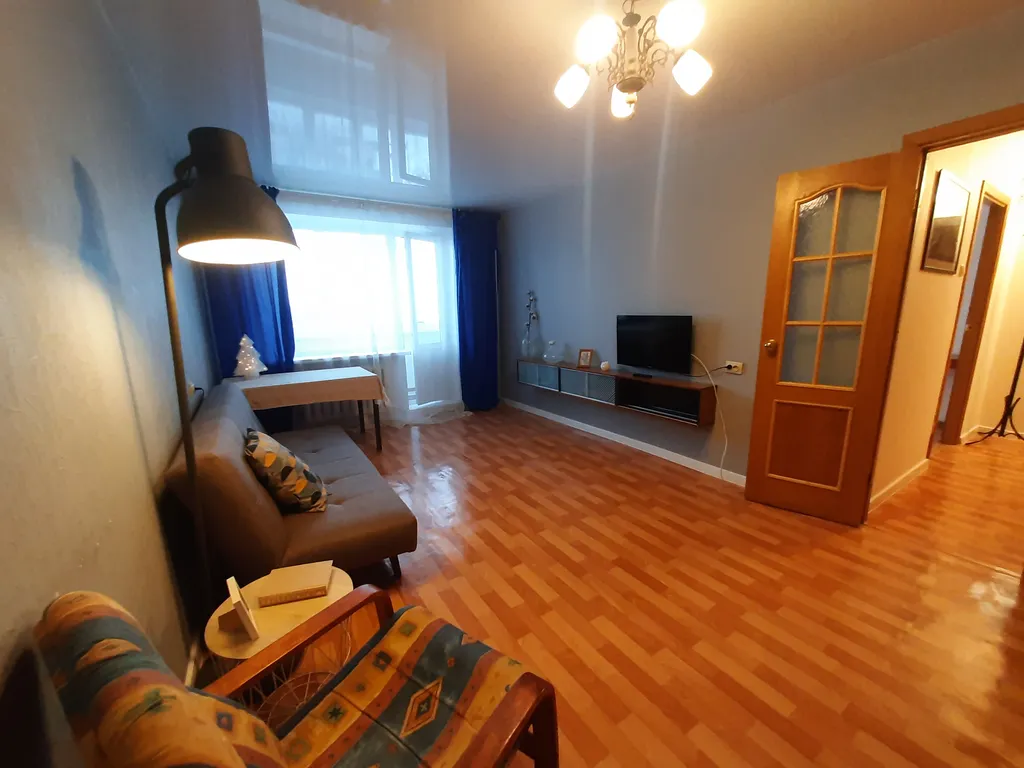 Большая квартира c красивым видом на город