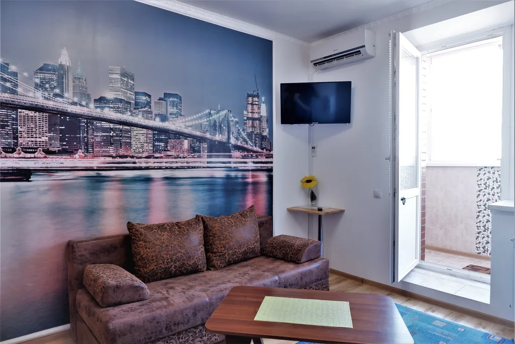 Атмосферная квартира-студия с кондиционером — аренда посуточно в Сергиев Посад