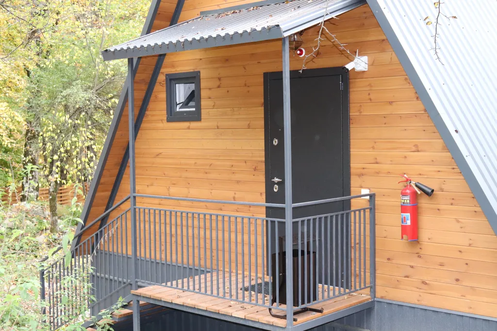 Коттедж Коттедж А-фрейм в заповедном лесу — Архыз