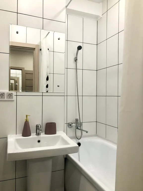 Просторная студия с красивым видом с высоты