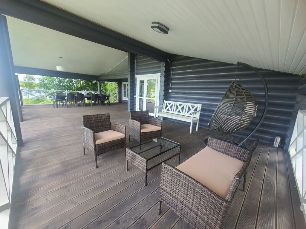 Уютный дом с баней на берегу Рузы