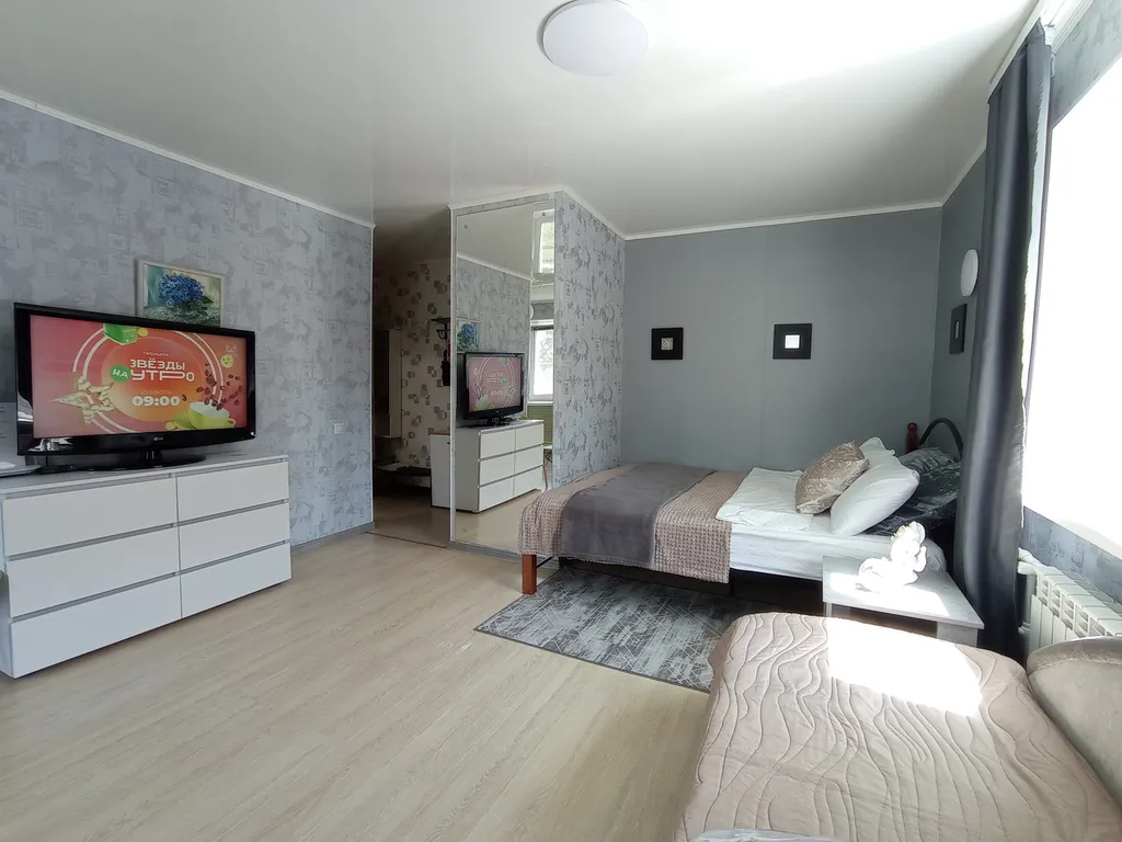 Уютная светлая студия рядом с парком и видом на Likerka Loft