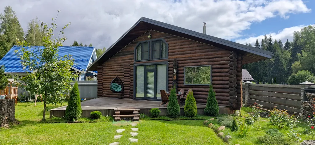 Дом в лесу с русской баней