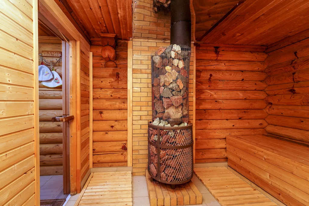 Эко-дом из Сруба с бассейном