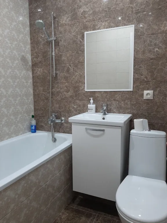 На въезде в город с новым ремонтом