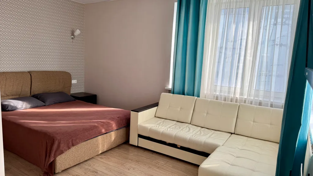 Апартамент с панорамным видом на Волгу и город