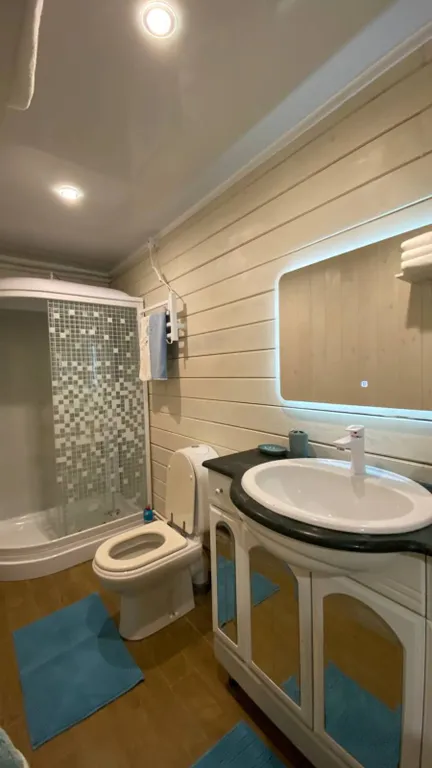 Загородный дом с 5 комнатами, зоной барбекю и баней