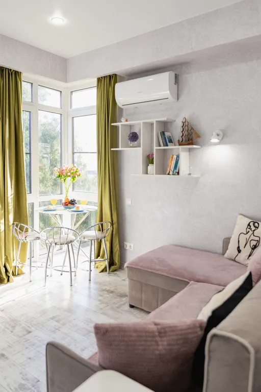 Квартира Квартира Уютная студия с видом на морской порт в ЖК Сорренто Парк — Сириус