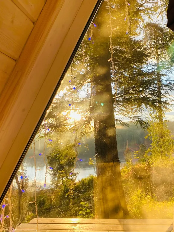 А-фрейм дом на горе