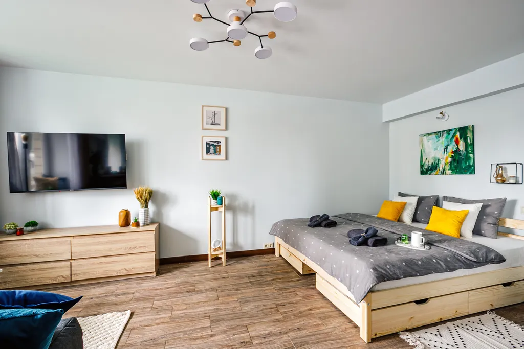 Квартира Квартира Butyrsky cozy apartment with terrace, parking and king-size bed — Москва