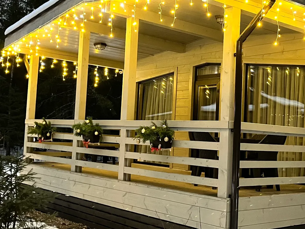 Коттедж Коттедж на озере Волго на Селигере в сосновом бору — Турбаза Чайка