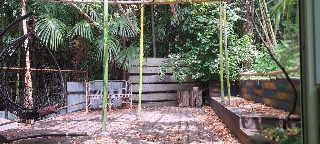 Дом в бамбуках в 500 метрах от моря