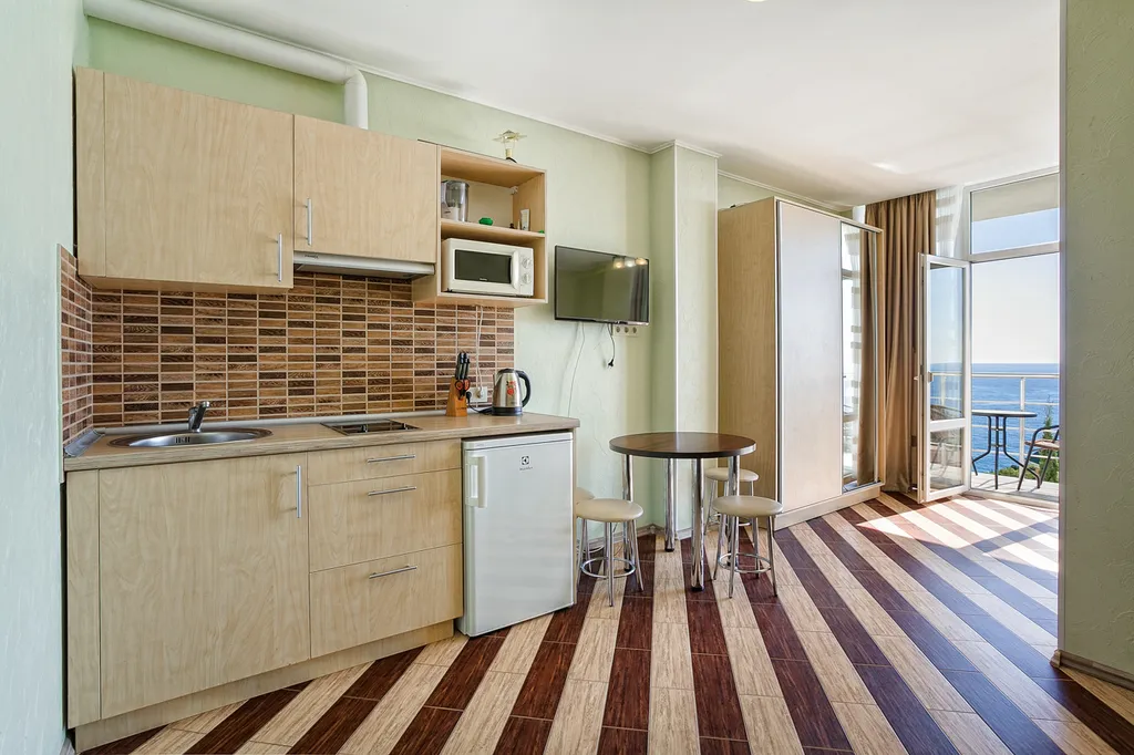 Квартира -студия в Мисхоре, с шикарным видом на море