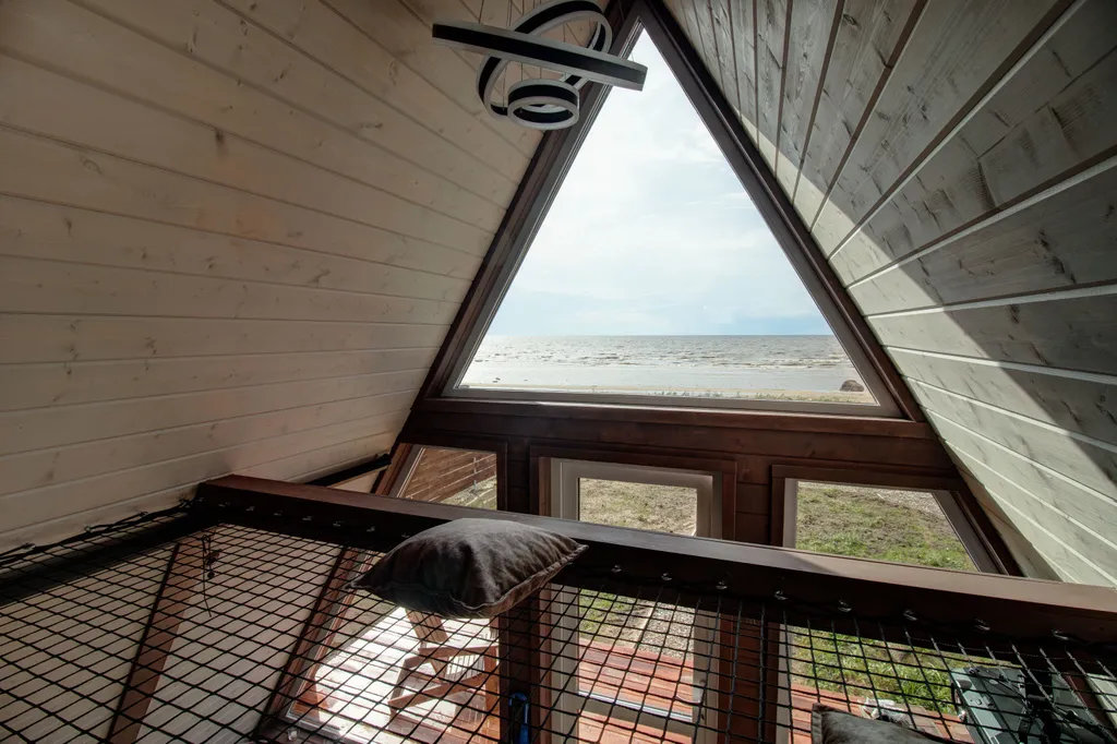 Aframe lux black (Дом на берегу Рыбинского водохранилища)