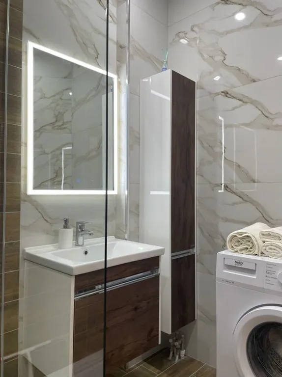 Студия в новом дoме рядом с ЖД вокзалом