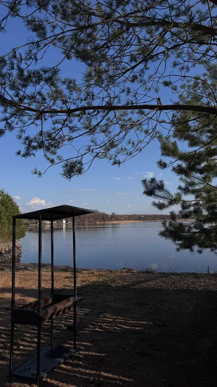 Афрейм на берегу озера Селигер с банным чаном