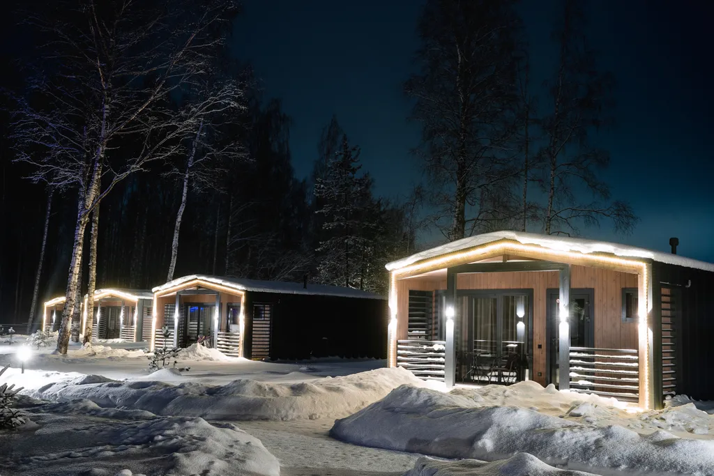 Коттедж Коттедж в стиле Барнхаус в аутентичном лесу — Петяярви