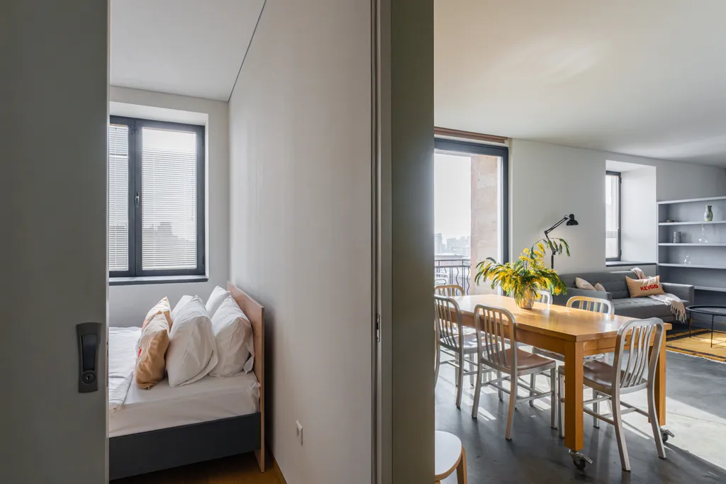 Апартаменты с видом на Каскад