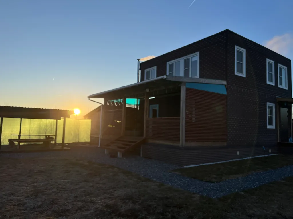 Дом-баня на участке 40 соток