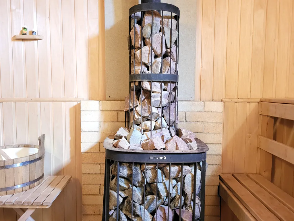 Коттедж Семейный коттедж с дровяной баней, камином и мангалом — Дракино