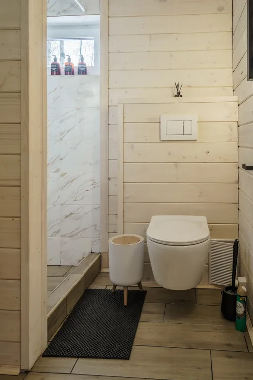 Коттедж Стильный Барн-Хаус с горячей купелью — Соловеново