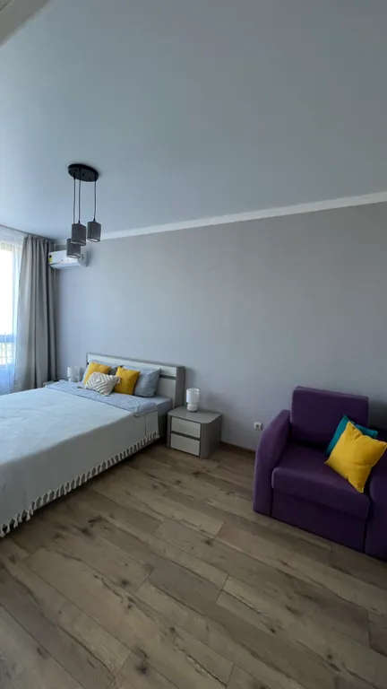 Квартира Квартира Уютная евродвушка на первой линии с видом на море — Анапа