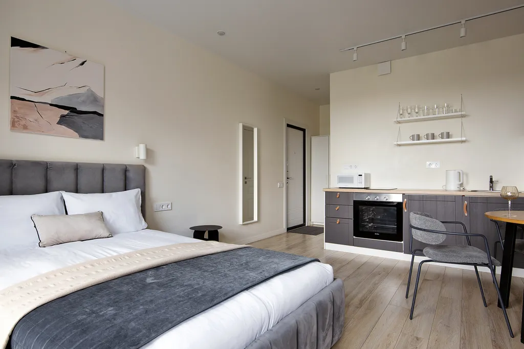 Квартира Квартира Комфортная студия Белая в центре — Калининград