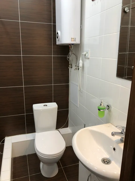 Квартира Квартира Маленькая студия с большим панорамным окном — Краснодар