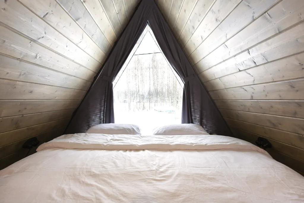 Домик 5 (A-Frame с купелью) 50 м2