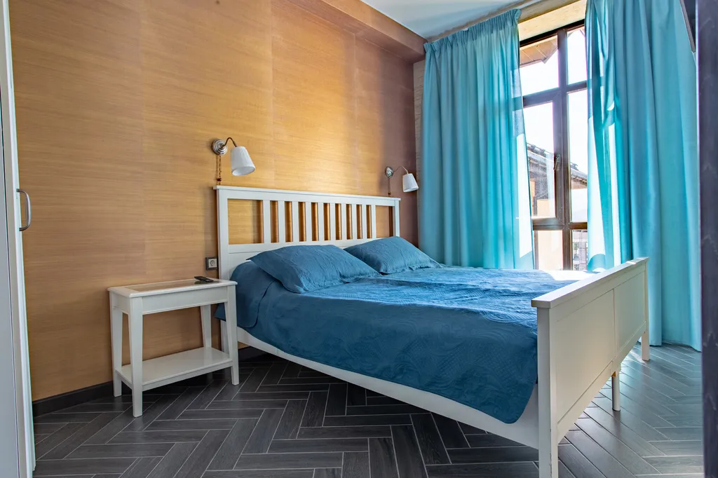 Апартамент с балконом и видом на горы №6