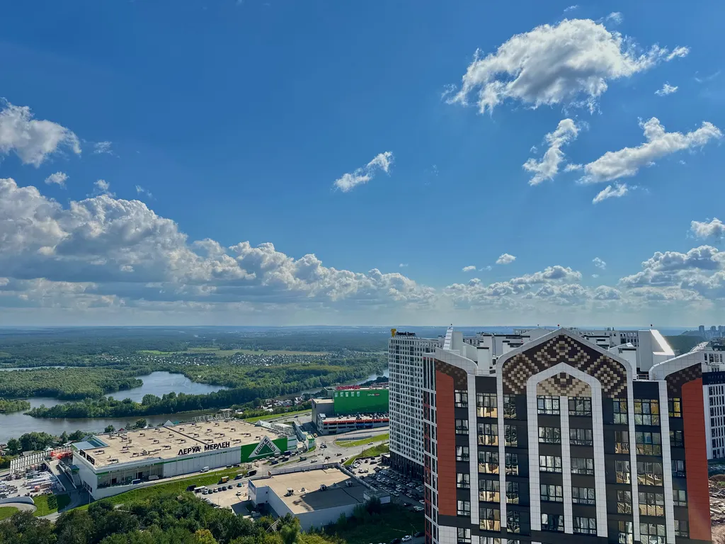 Квартира с красивым видом на город