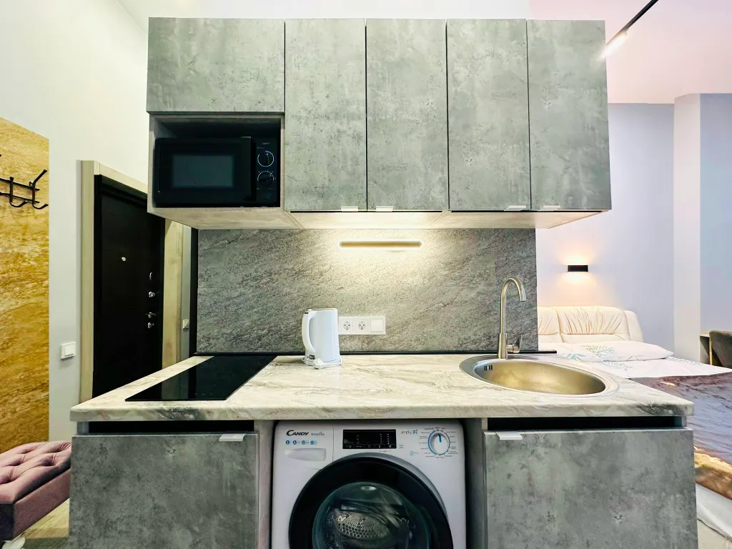 Квартира с евроремонтом в стиле лофт